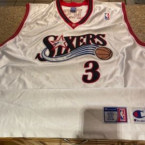 Champion Allen Iverson #3 Philadelphia 76ers Sewn